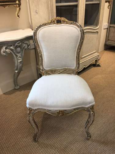 French 1880s set of dining chairs