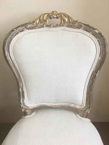 French 1880s set of dining chairs