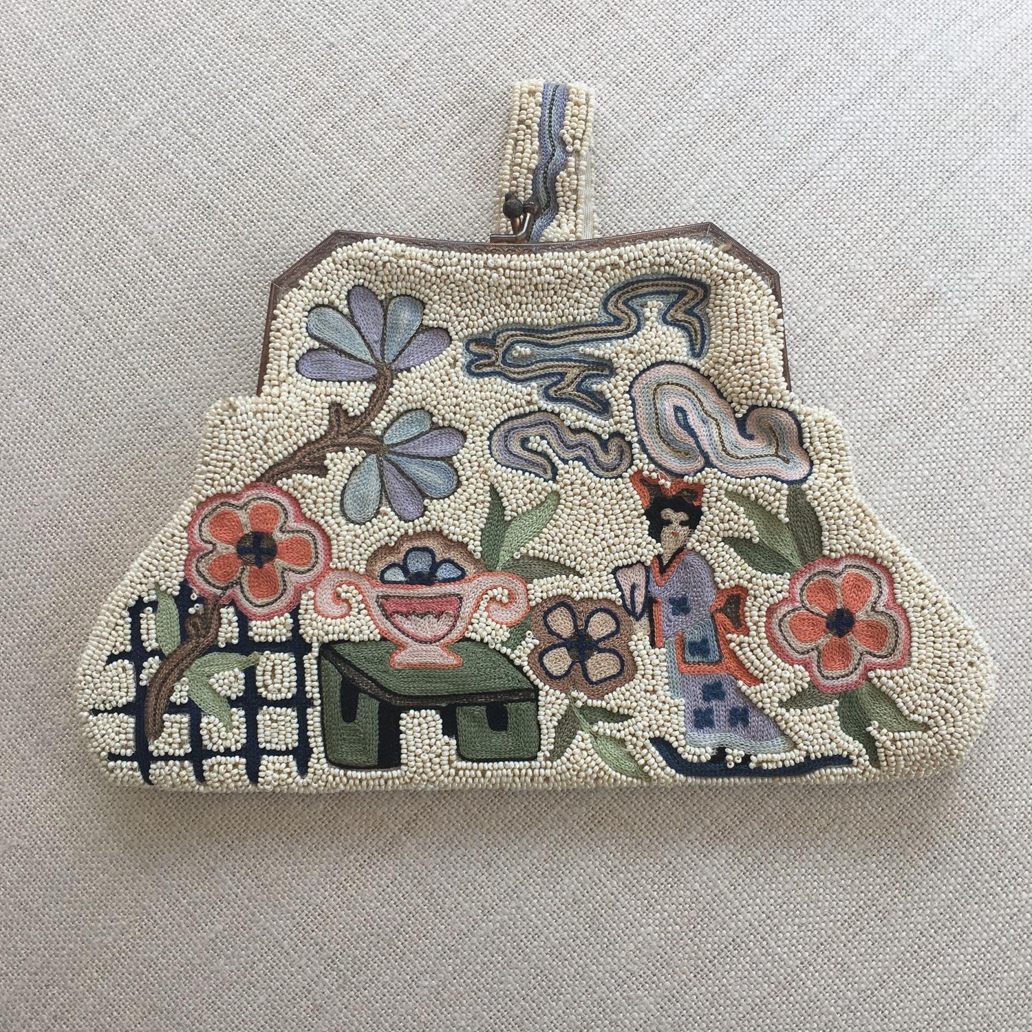 Vintage beaded handbag