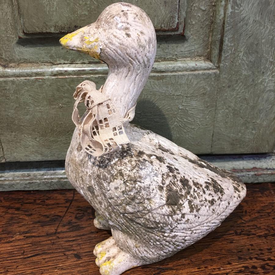 Small vintage duck for garden or home
