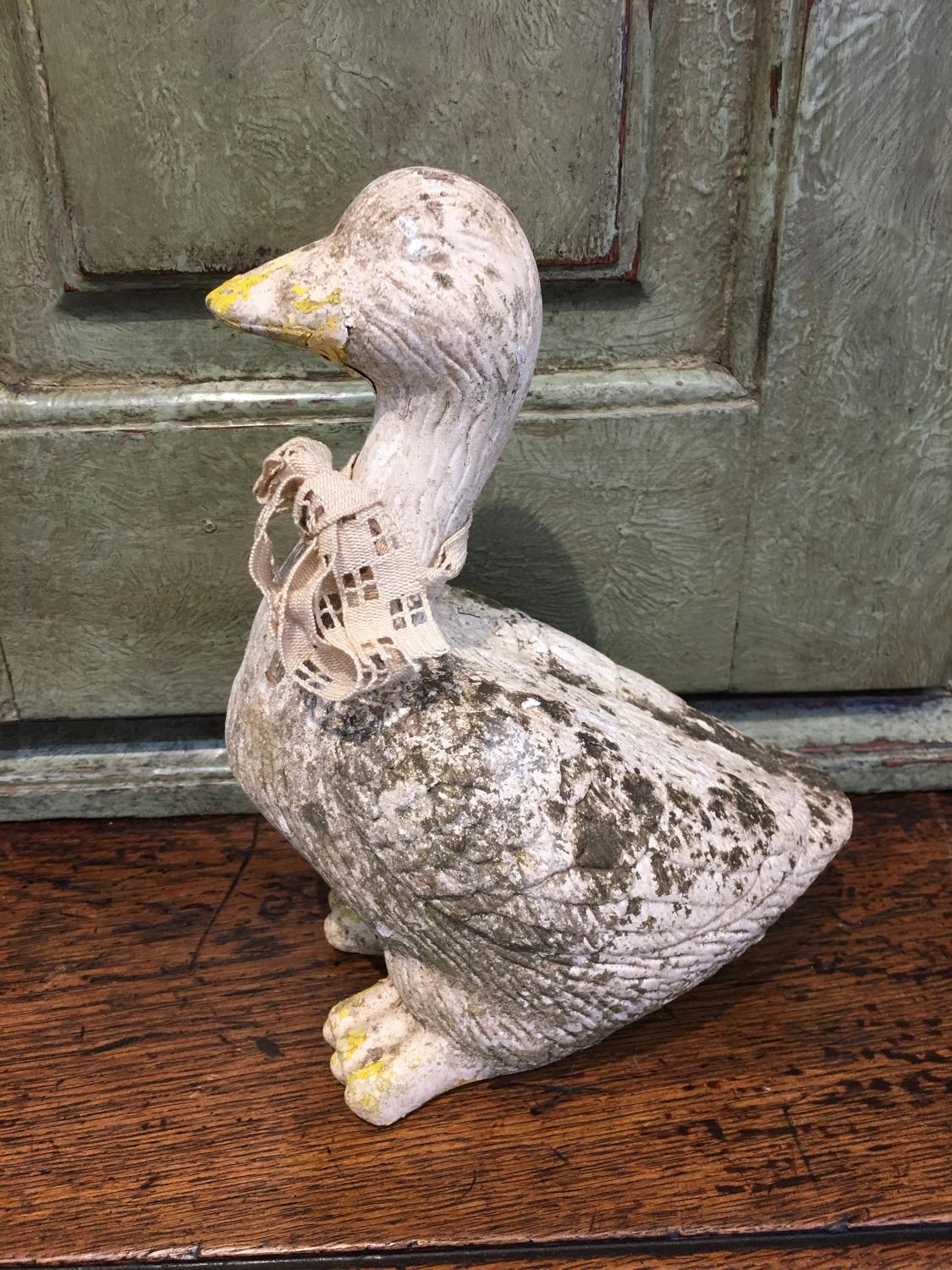 Small vintage duck for garden or home