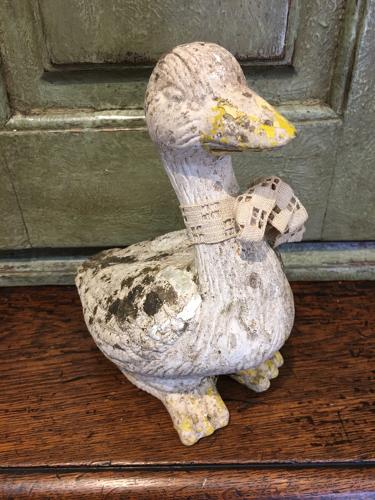 Small vintage duck for garden or home