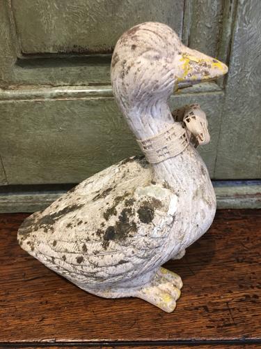 Small vintage duck for garden or home