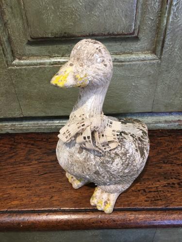 Small vintage duck for garden or home