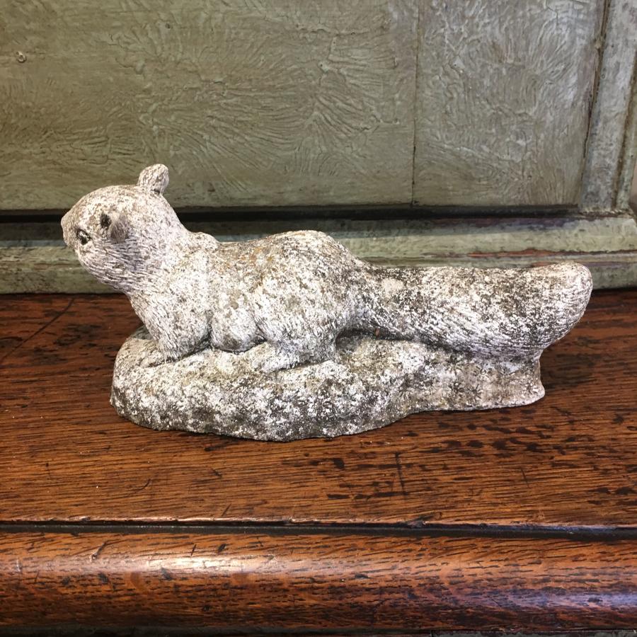 Squirrel ornament for home or garden