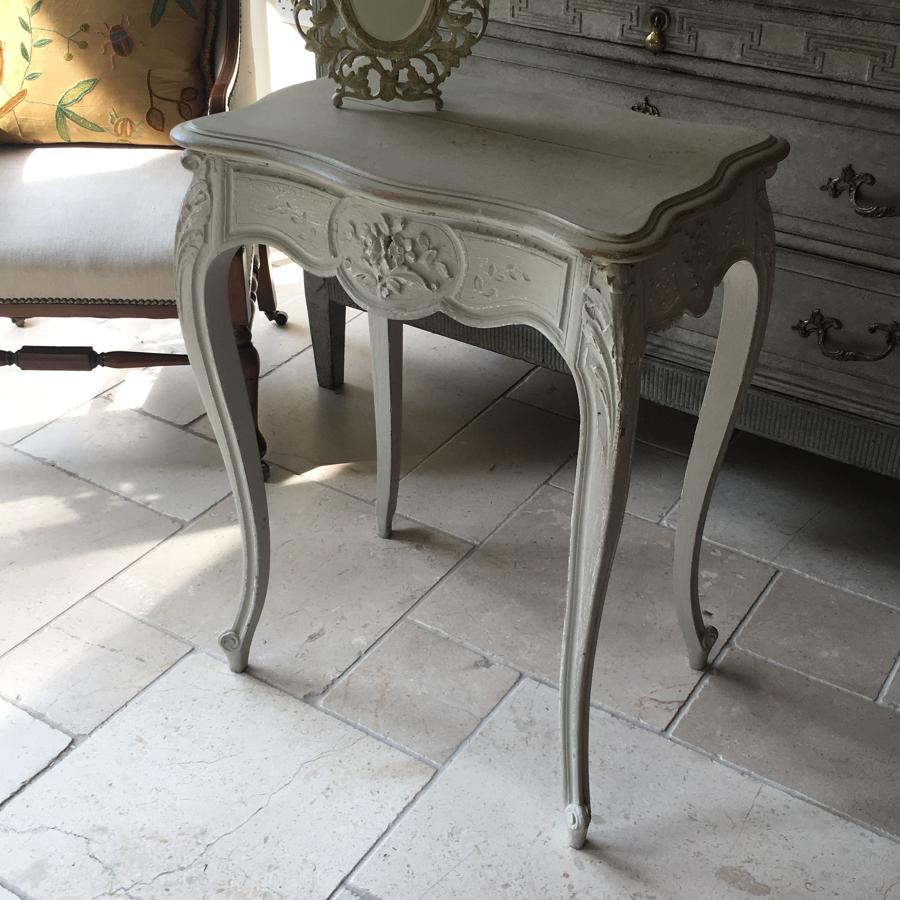 Vintage French painted dressing table