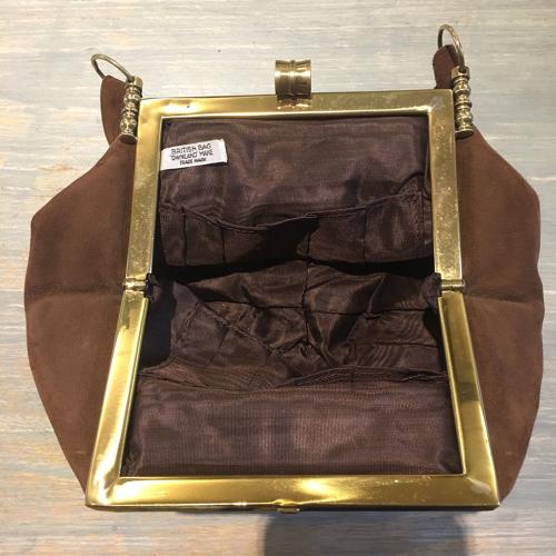 1930s Suede handbag
