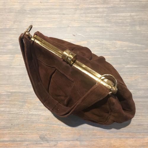 1930s Suede handbag
