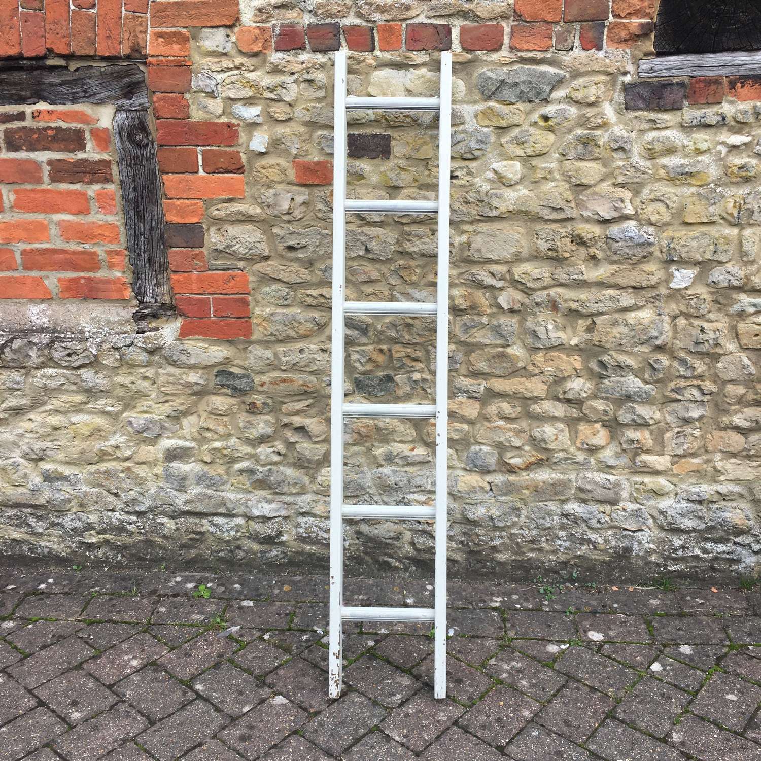 Vintage painted ladder