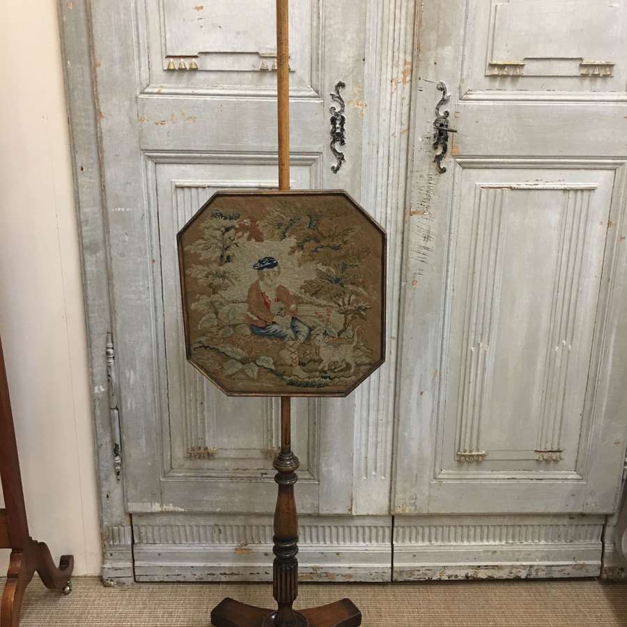 Edwardian fire screen