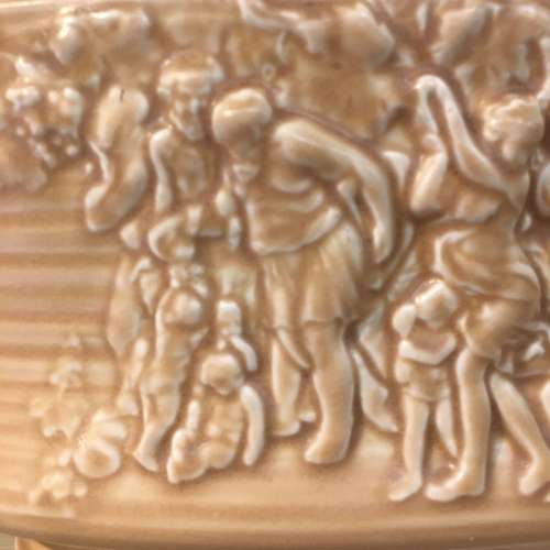 1930s Sylvac 1113 large beige dancing figures planter