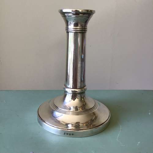 Dutch solid silver candlestick