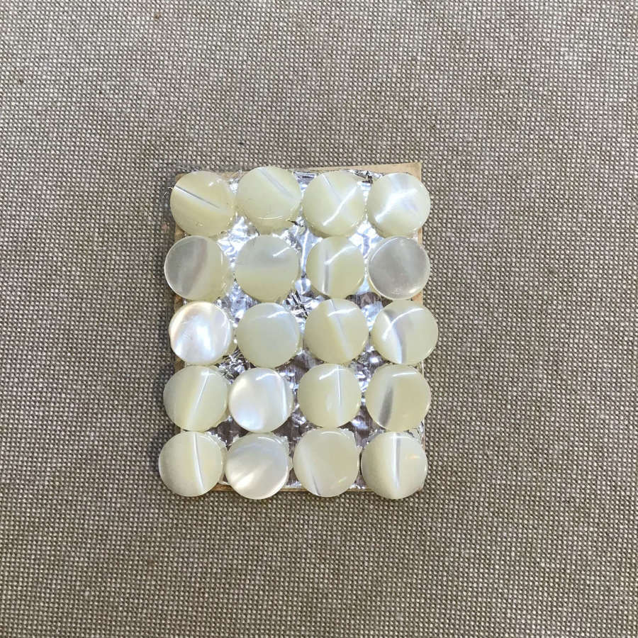 20 mother of pearl button