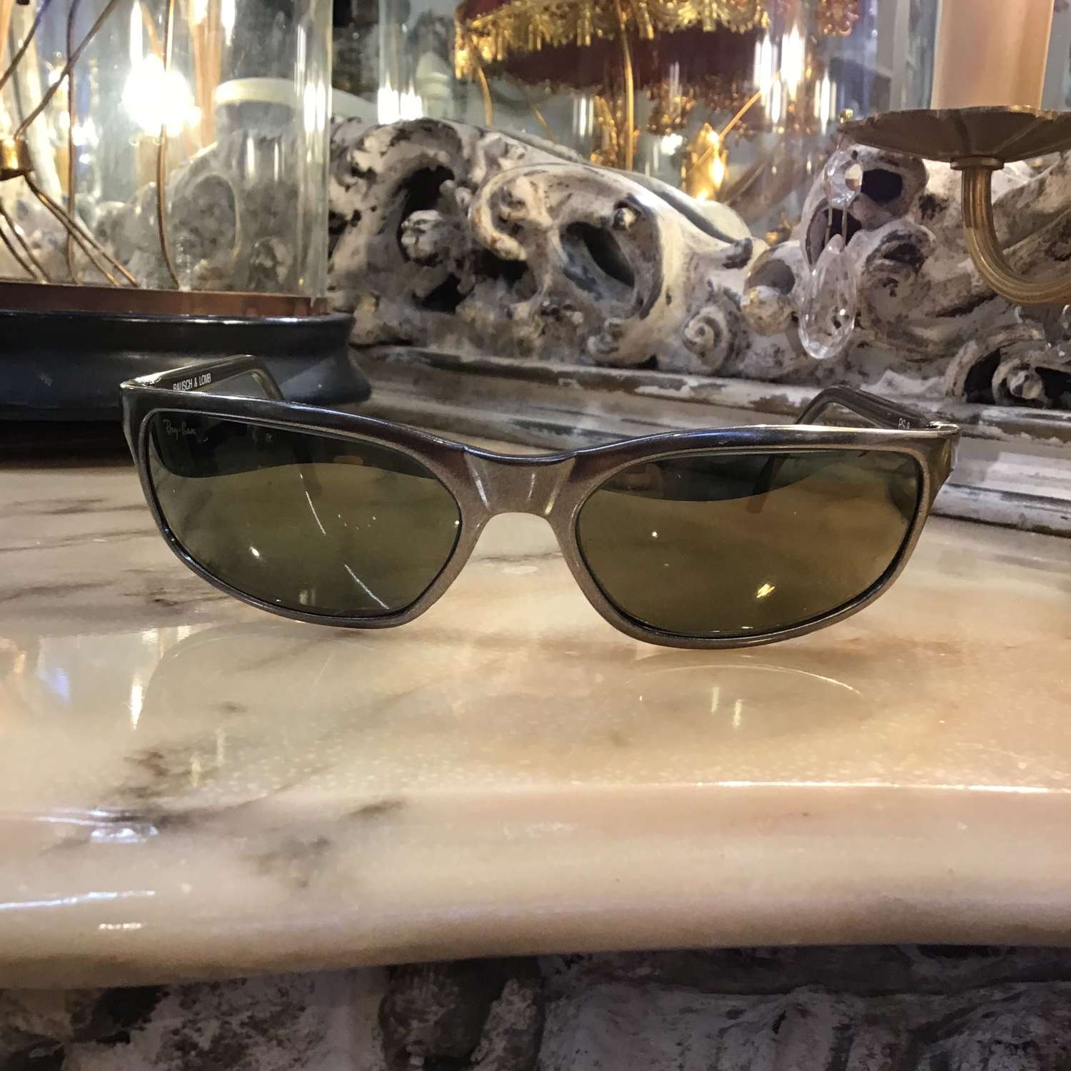 New pewter frame Ray Ban sunglasses