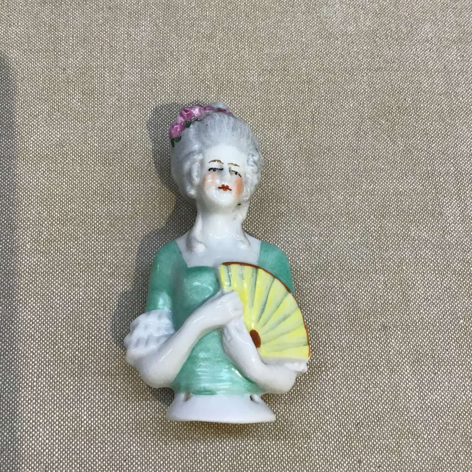 Antique China doll head early 20th century