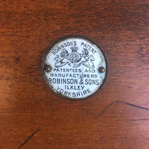Mahogany campaign bed c1870