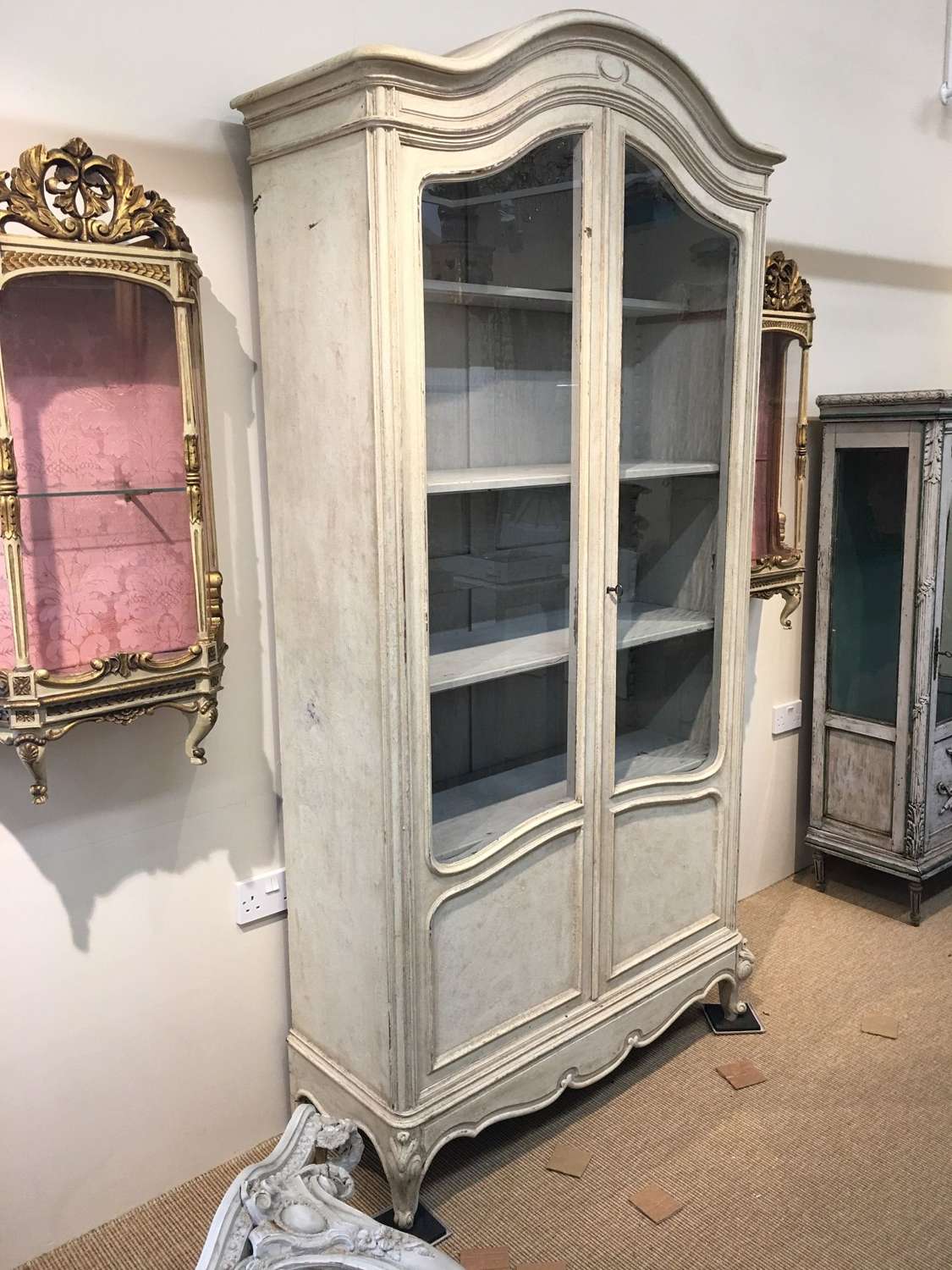 Painted French armoire