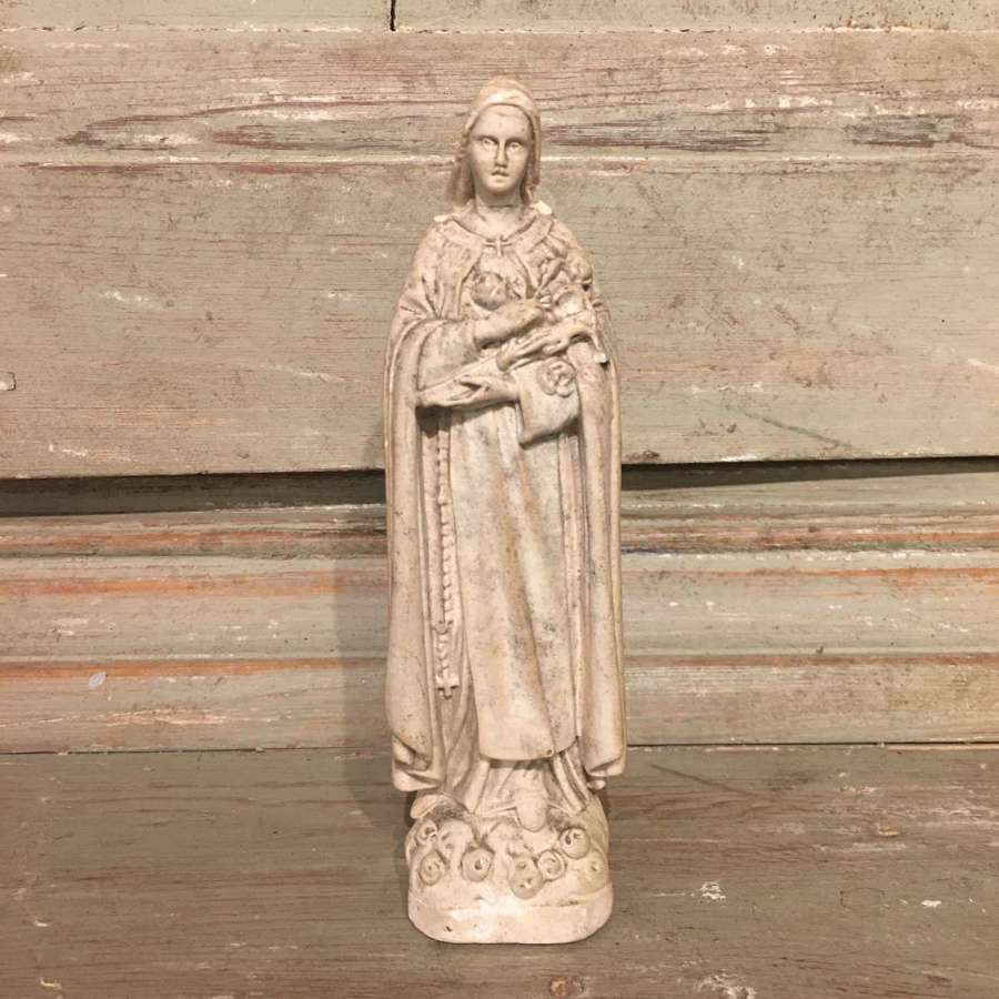 Antique St Therese statue