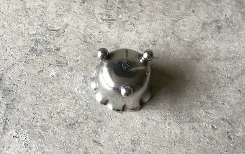 Victorian silver salt dish
