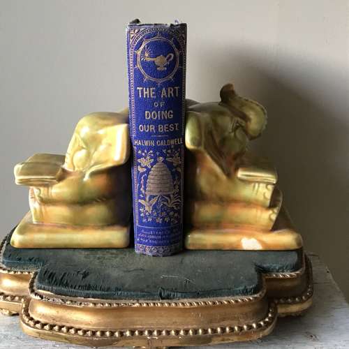 1930s Shorter & Son Ltd elephant bookends