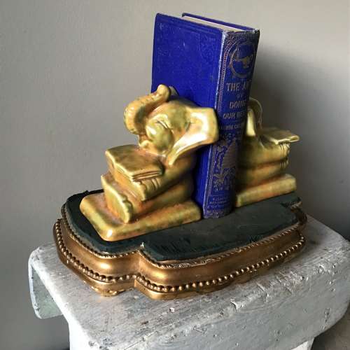 1930s Shorter & Son Ltd elephant bookends