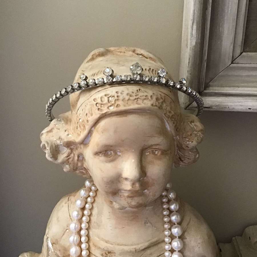 Vintage paste tiara