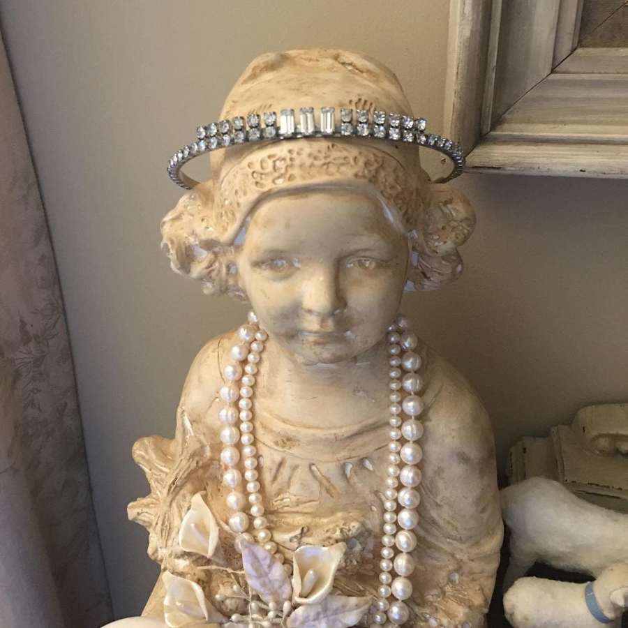 Vintage paste tiara