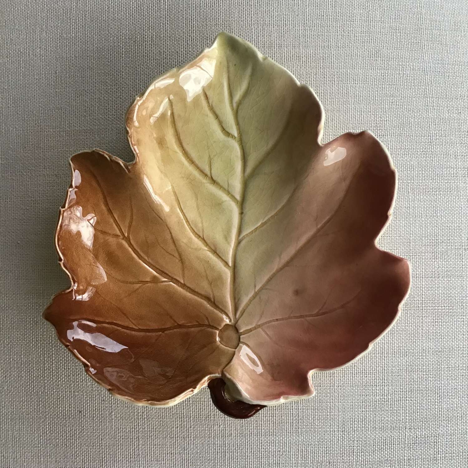 Vintage Royal Winton maple leaf dish/platter