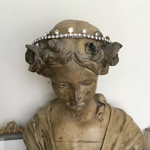 Vintage paste tiara