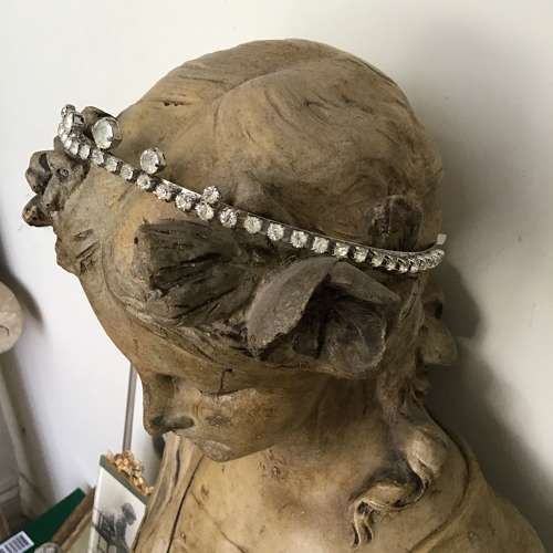 Vintage paste tiara