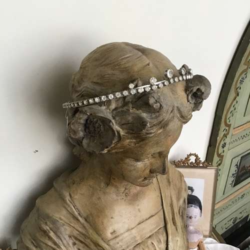 Vintage paste tiara