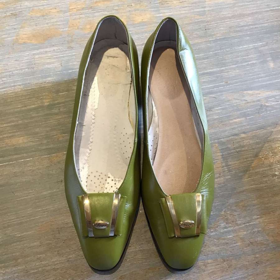 Vintage Green Barie shoes size 6/39