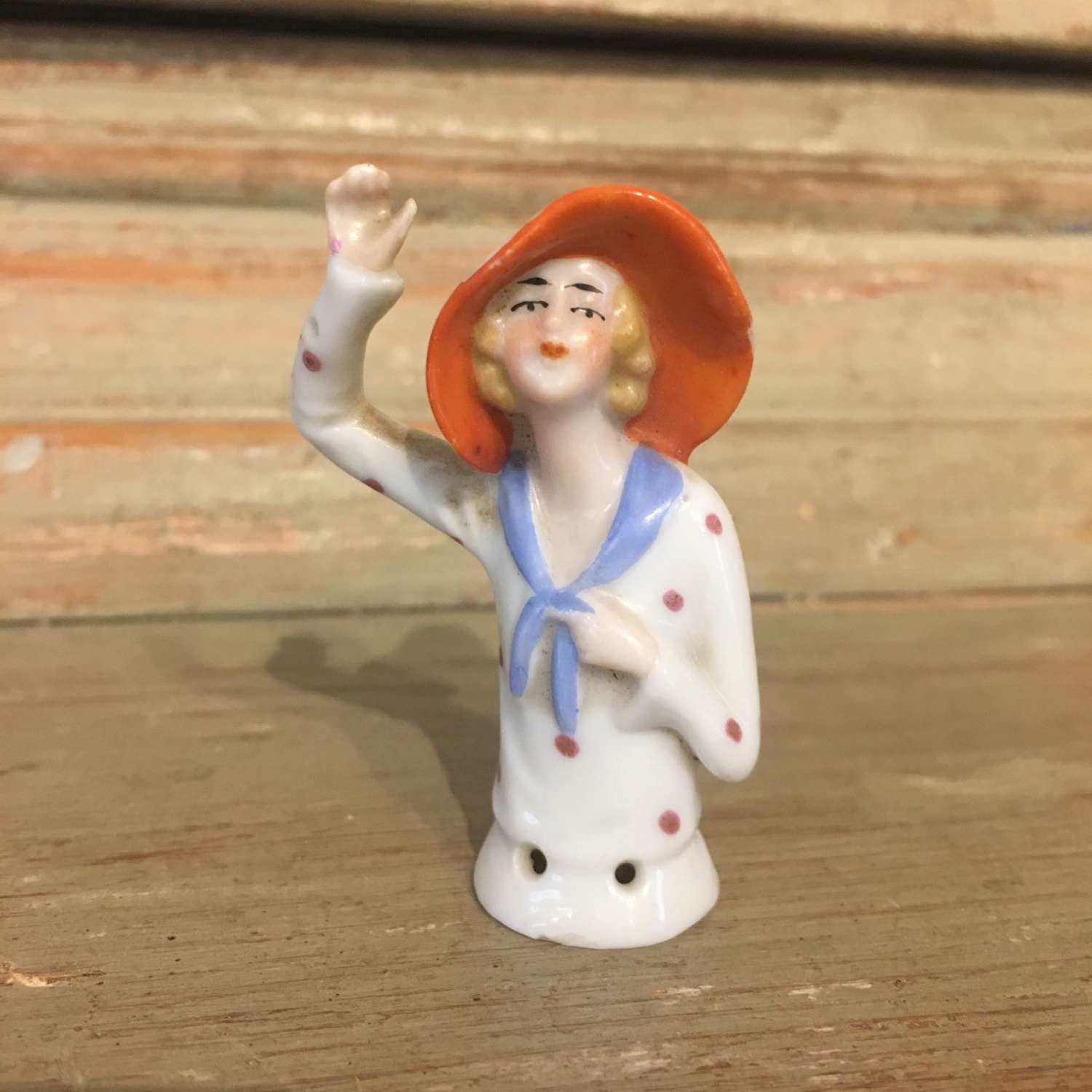 Antique pin dolly bust 1920s