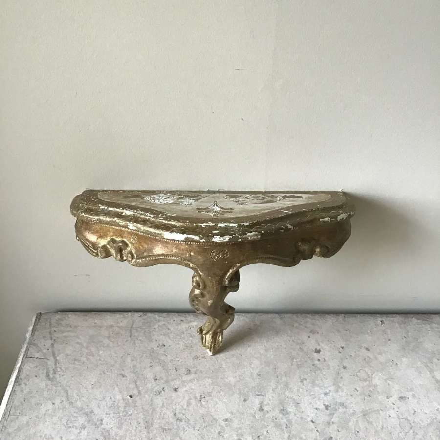 Vintage Florentine decorative console table
