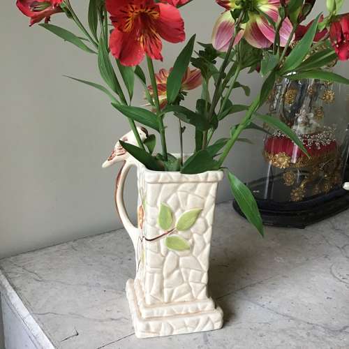 Vintage PPC bird jug/vase 1930s