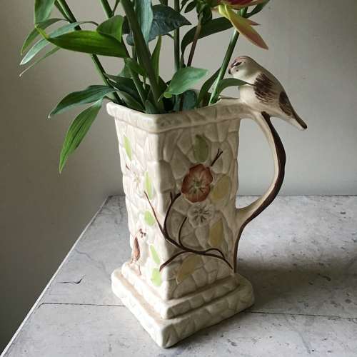 Vintage PPC bird jug/vase 1930s