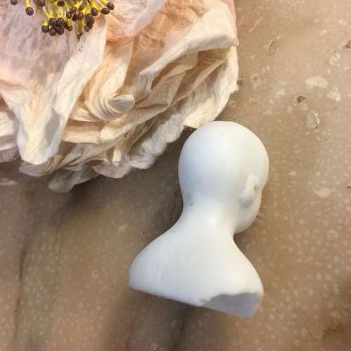 Antique bisque doll head