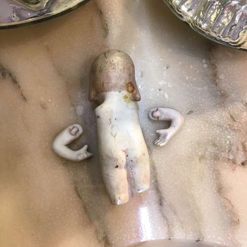 Antique bisque dolly a/f