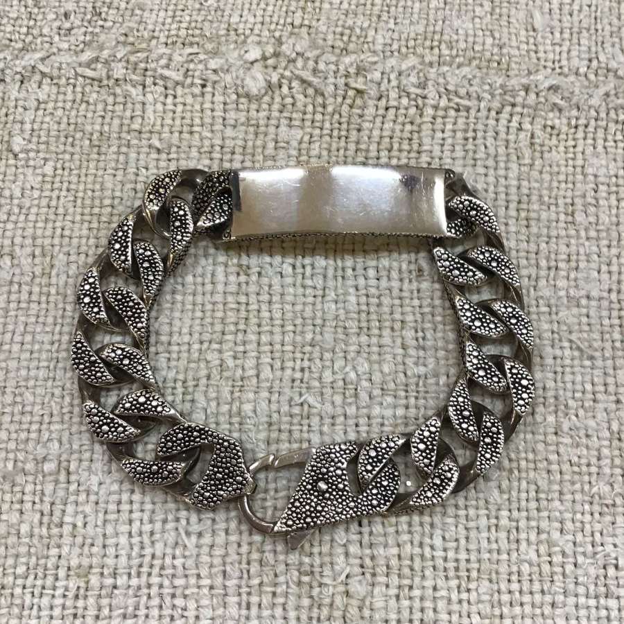 Stephen Webster Rayman sterling silver identity bracelet