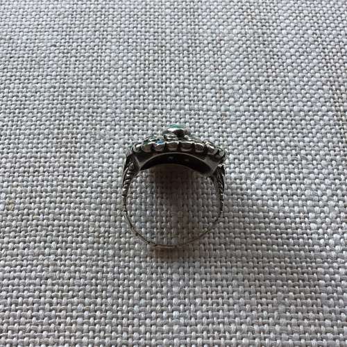 Vintage silver and turquoise  ring