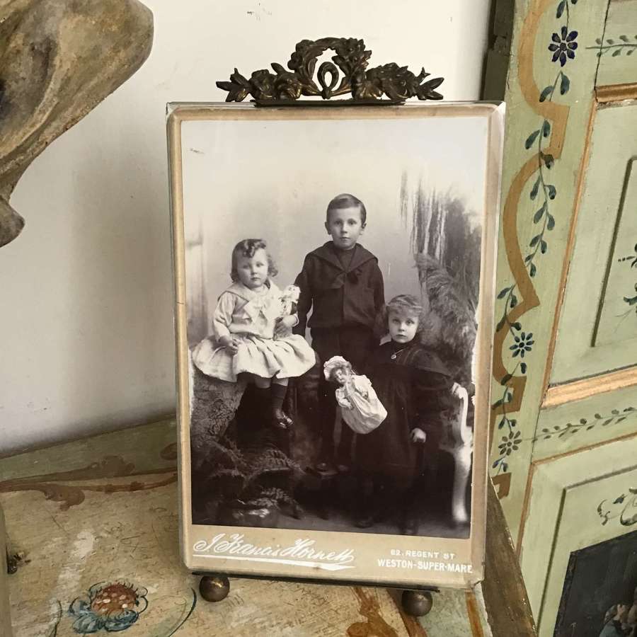 Antique French photo frame