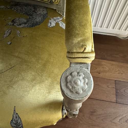 Antique c 1800 Louis XVI style French sofa