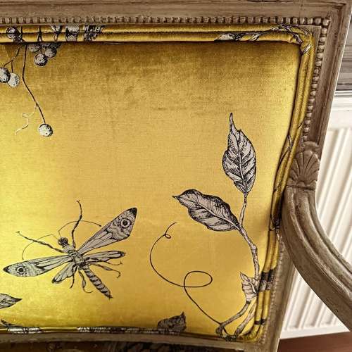 Antique c 1800 Louis XVI style French sofa