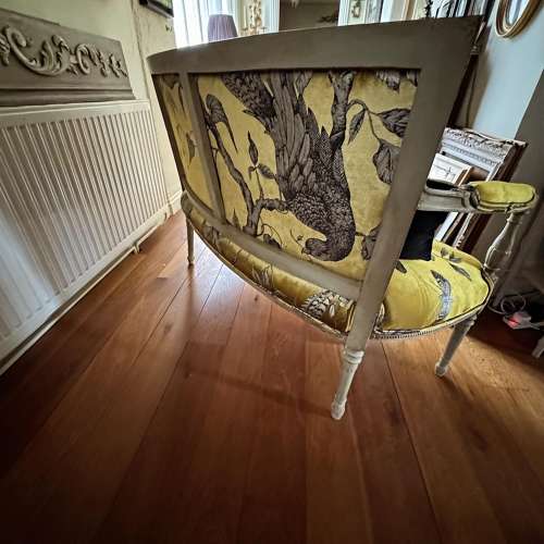 Antique c 1800 Louis XVI style French sofa