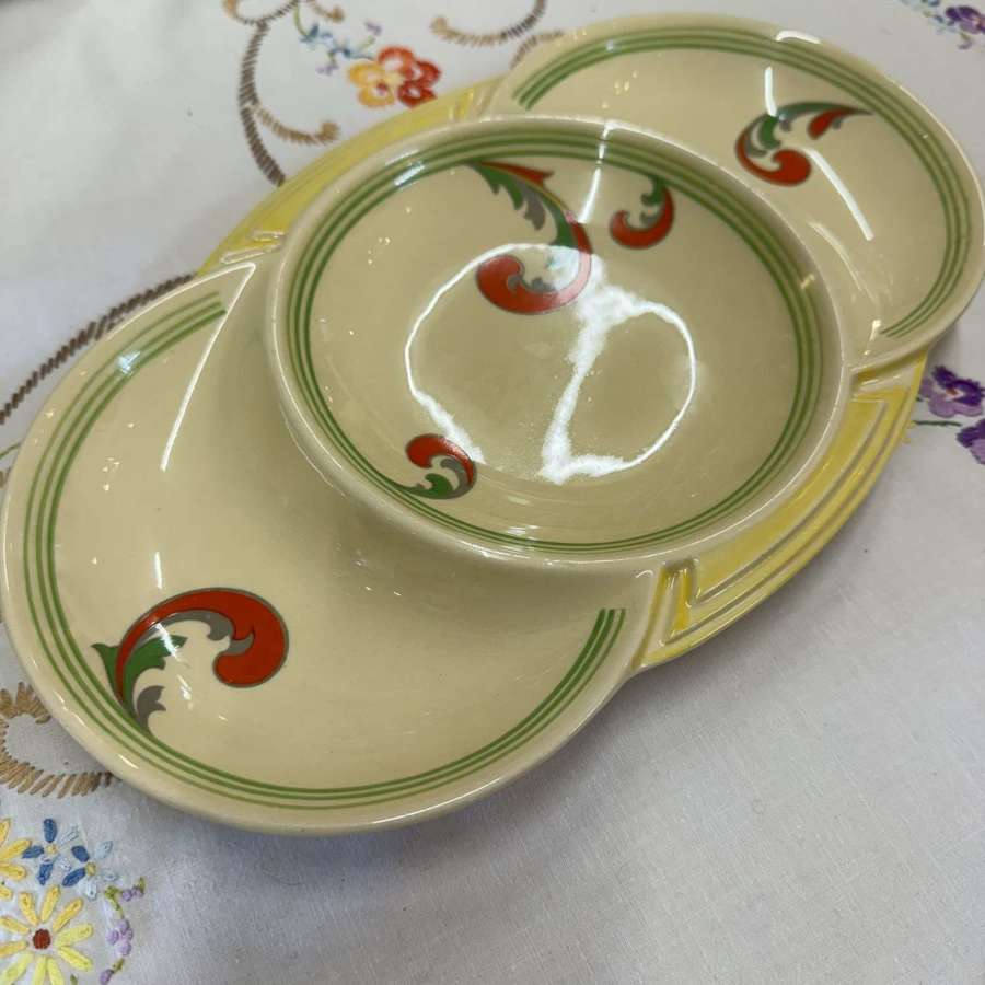 Art Deco Royal Doulton Lynn Hors d&rsquo;oeuvre dish