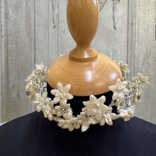 Antique French bride/bridesmaid’s headdress