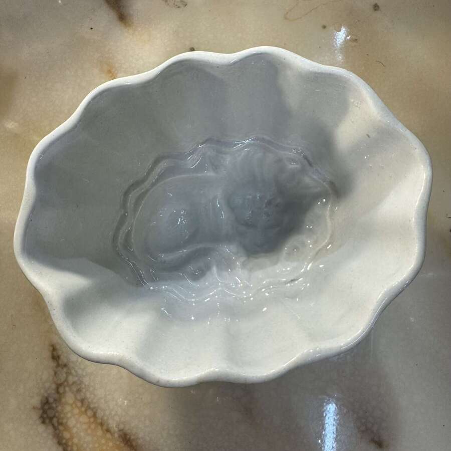 Antique 19th century lion jelly mould