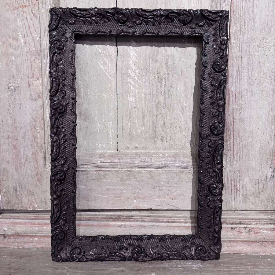 Antique ornate wooden frame