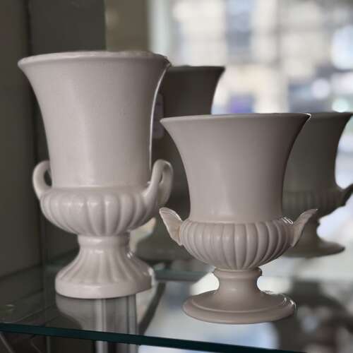 Cream 1950’s Sylvac Trophy urn vase