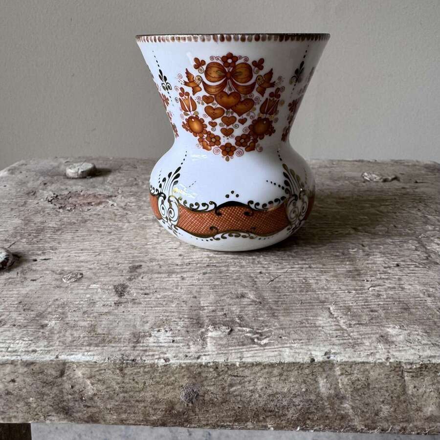 Arta Austrian enamel vase